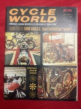 Cycle World July 1968 BMW R60 Metisse magazine