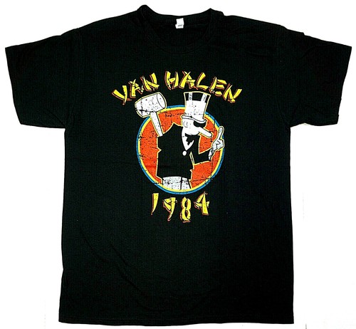 Van halen shirt distressed - halen,