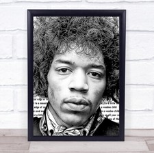 Jimi Hendrix Graphic Line Ink