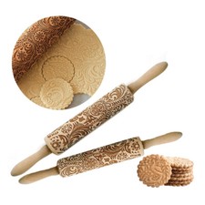 Embossing Rolling Pin Wooden