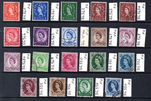 Stamps 1955 540 556 - stamps, sg