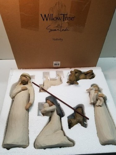 Willow tree nativity - willow, set