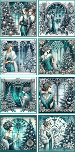 Christmas card toppers - christmas,
