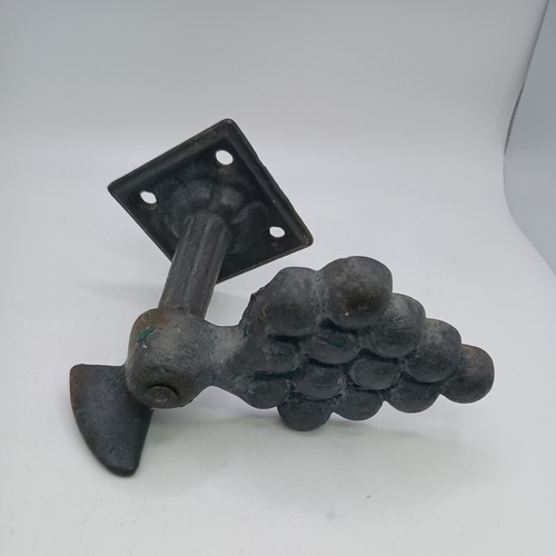 Antique iron grape cluster - 1,