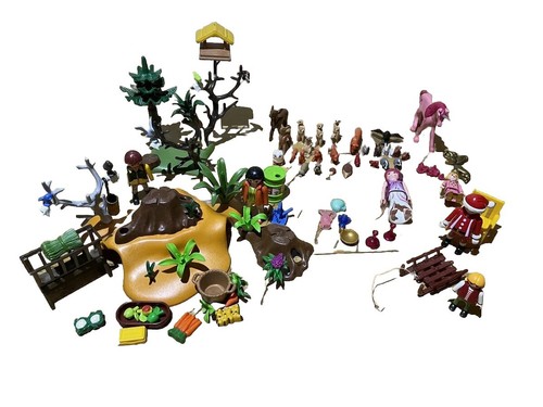 Playmobil animal and - , figures