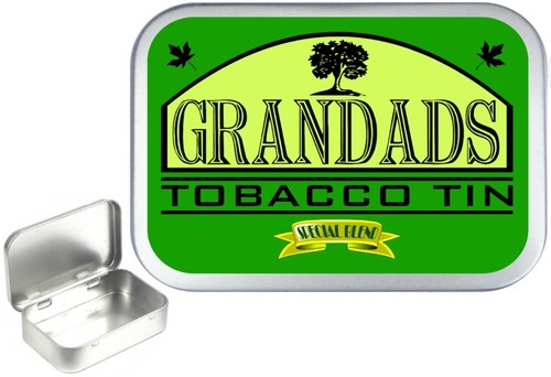 Grandad tobacco tin 1oz - tobacco,