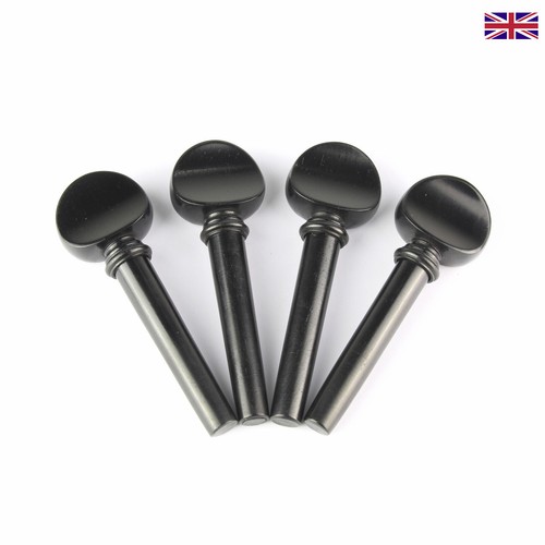 Ebony violin peg set - ebony,
