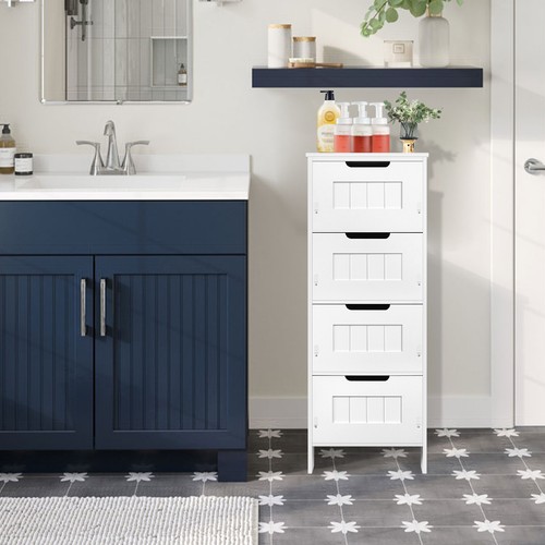 White pvc drawer - white, 4