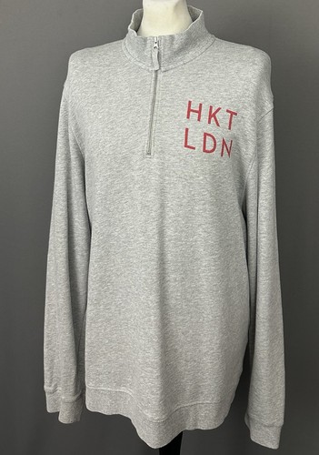 Hackett hzip jumper grey - hackett,