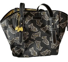 Radley Blue/Yellow Oilskin Bag