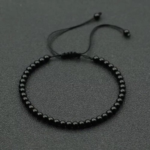 4mm natural stone beaded - 4mm,