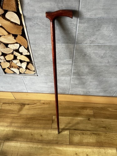 Vintage hardwood walking stick - vintage,