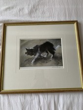 Sheepdog Working Print signed by the Artist William Selwyn