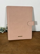CGD LONDON Pink Planner Folder Classic Agenda Folder Only Vegan Fabric