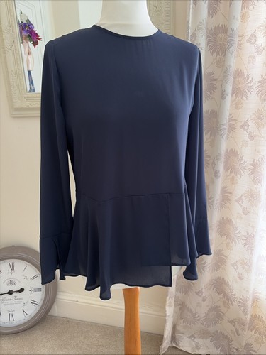 Warehouse new peplum navy top - new,
