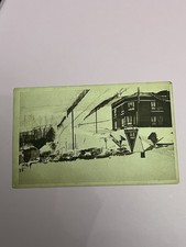 Tromso Vintage Black And White Photo View Postcard Unsent