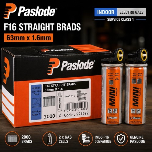 Paslode f16 straight brads - paslode,