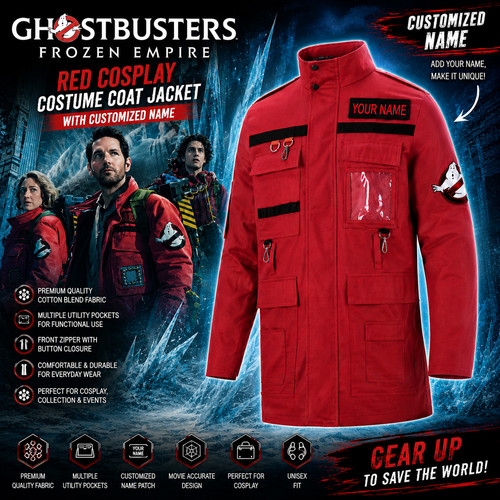 Ghostbusters frozen empire red - ghostbusters,