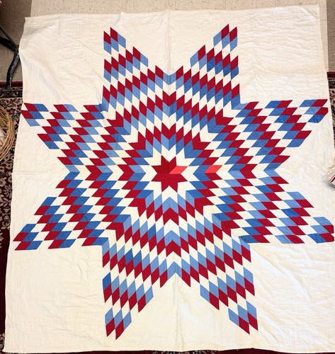 Handmade 1940 red white - 1940's,