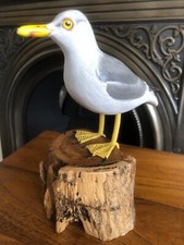 Wooden Sea Gull Carved Seagull