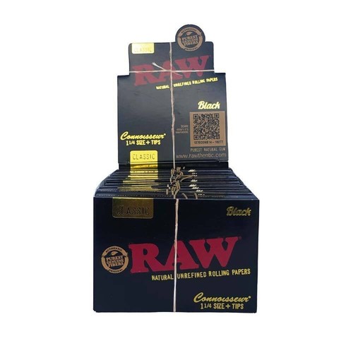 Raw black classic rolling - black,
