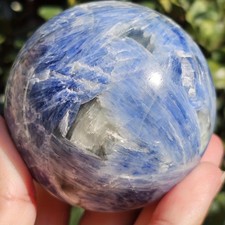 Kyanite Sphere - UV Reactive