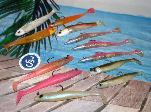 Sidewinder eels lead heads - 12,
