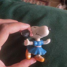 Vintage Snoopy Figure Peanuts PVC  Toy Cake Topper  Dancer Belle