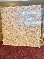 luxury Flower Wall Curtain To Hire Occasion Backdrop Decoration Yorkshire