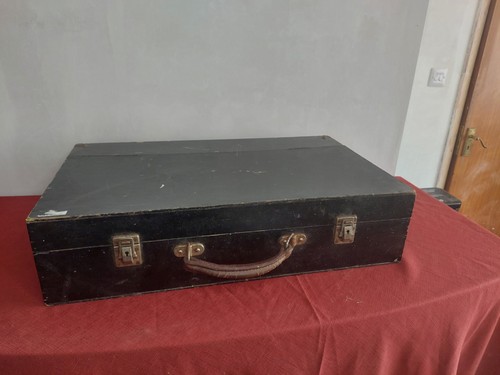 Vintage large wooden storage - wooden,