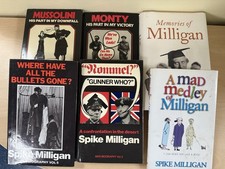 Spike Milligan Comedy Classics – 6 Hardback Vol. incl. War Memoirs & More 