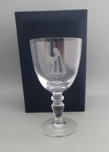 Caithness glass engraved nun - caithness,