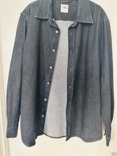 ZARA Dark Denim men's Shirt
