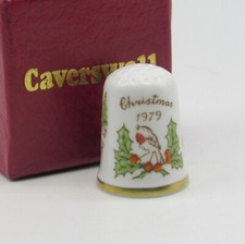 CAVERSWALL THIMBLE 'CHRISTMAS