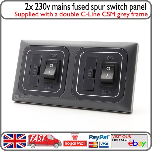Line double 13a mains - 13a, 240v