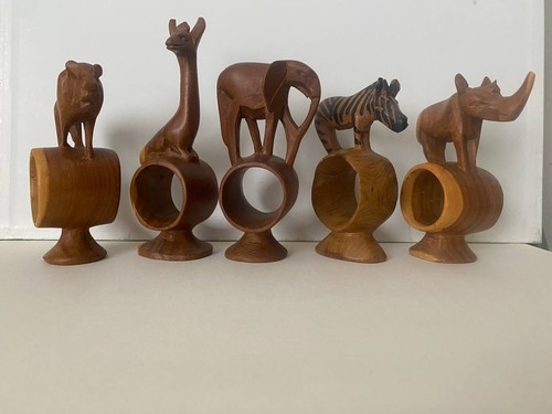 Hand carved wooden african - wooden,
