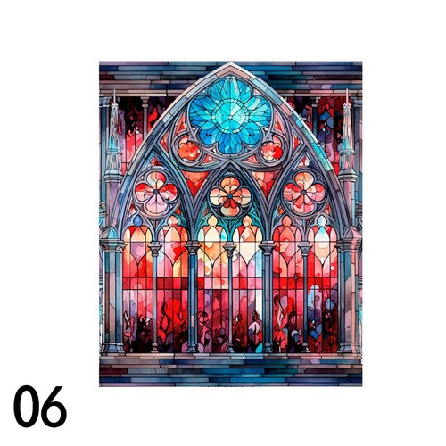 Church style stained glass - style,