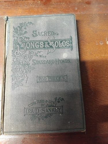 Antique book 1926 sacred - antique, songs