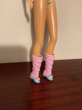 barbie doll slippers with leg
