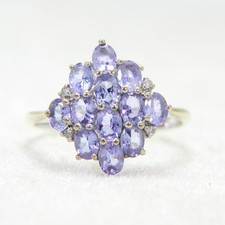9ct White Gold Tanzanite
