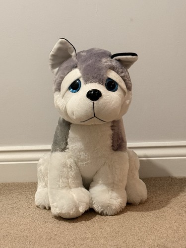 Large husky soft toy - husky,