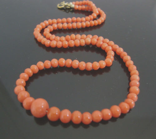 Antique graduated beads - antique,