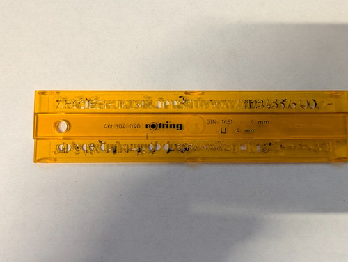 Various rotring letter - various,