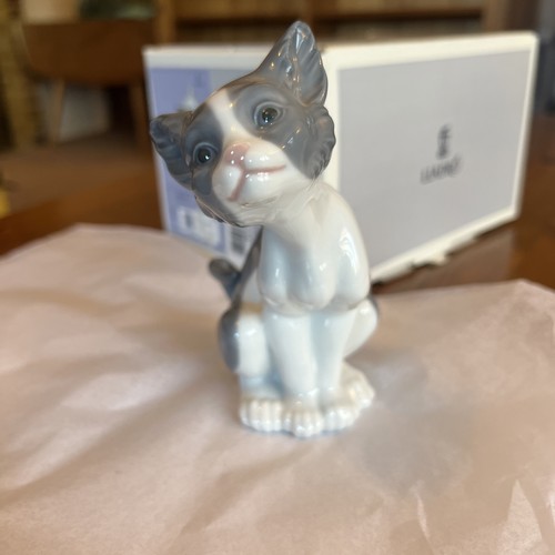 Lladro figurine cat - figurine,
