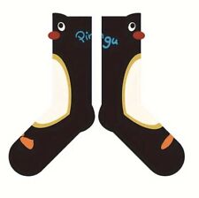 Pingu the Penguin Black & White Adult Crew Socks One Size Retro Novelty Gift
