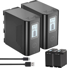 F970 battery 8800mah - 2x, np-f970