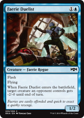 Faerie duelist ravnica - faerie,