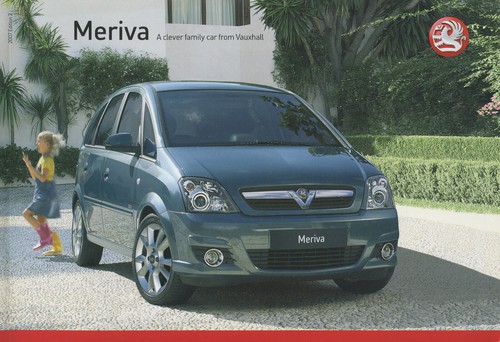 Car brochure vauxhall meriva - vauxhall,