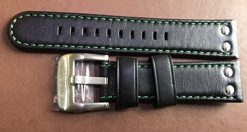 Genuine steel leather watch - leather,
