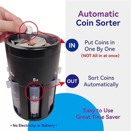 Automatic coin sorter - .5, in